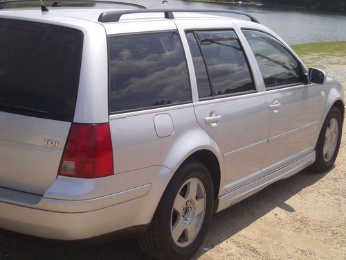 2002 VIKSWAGON JETTA WAGON TDI DIESEL AUTOMATIC ALL POWER NO RESERVE NICE, image 4