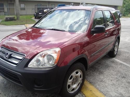 2006 honda cr-v lx sport utility 4-door 2.4l