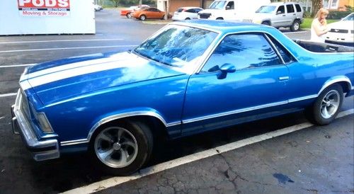 Beautiful restored 1979 chevy el camino v8 daily driver see video