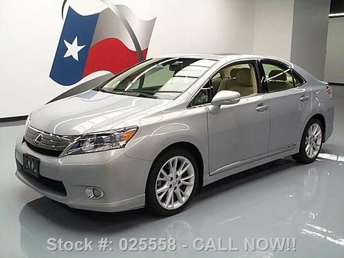 2010 lexus hs250h hybrid premium sunroof navigation 32k texas direct auto