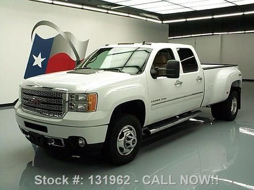 2012 gmc sierra 3500 denali 4x4 diesel drw sunroof nav! texas direct auto