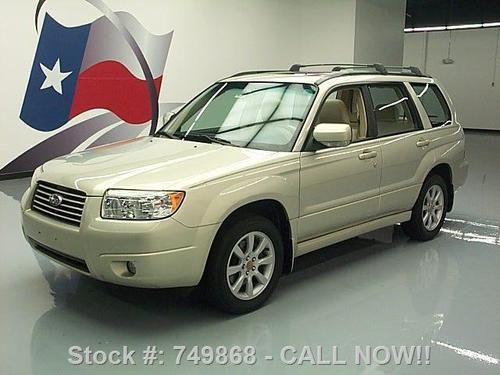 2006 subaru forester 2.5 x wagon awd prem sunroof 46k!! texas direct auto