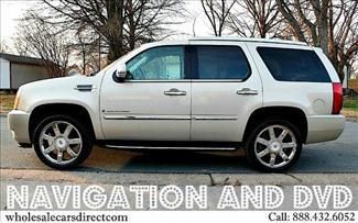 Used cadillac escalade awd sport utility thrid row 4x4 suv 4wd we finance chevy