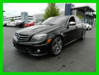 2009 c63 amg speed delimted navigatio sunroof leather p30 perfmnce pkg we financ