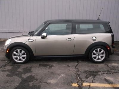 2008 mini clubman s turbo 6-speed leather dual roof alloys