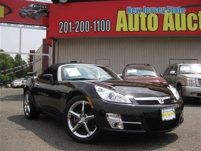 2008 saturn sky convertible carfax certified 1-owner low low miles leather