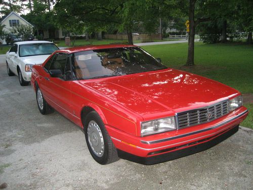 1989 cadillac allante base convertible 2-door 4.5l with both tops no reserve