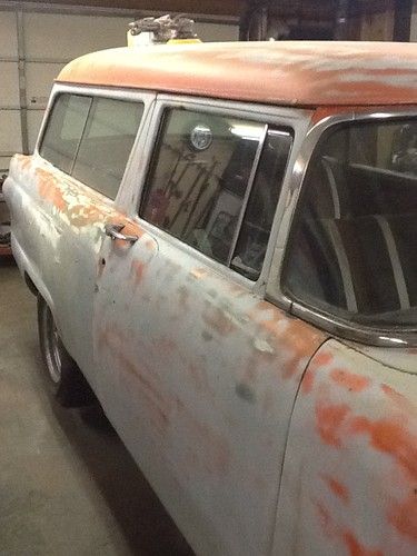 1956 ford ranch wagon 2 door rare nr drivable project cruiser rod 302 automatic