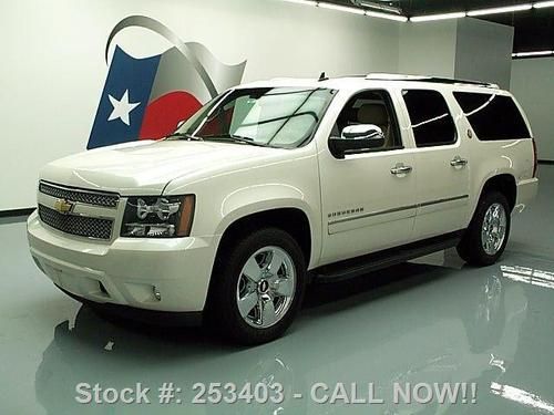 2010 chevy suburban ltz diamond ed 4x4 sunroof nav dvd! texas direct auto