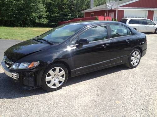 2011 honda civic lx automatic salvage repairable rebuildable