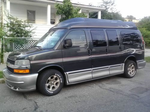 2003 chevy 1500 high-top custom conversion van 5.3l, w 110 a/c elect. converter