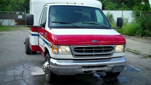 2000 ford e-450 econoline super duty stripped custom cutaway van 2-door 7.3l