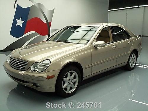 2002 mercedes-benz c240 sedan leather cruise ctrl 45k texas direct auto