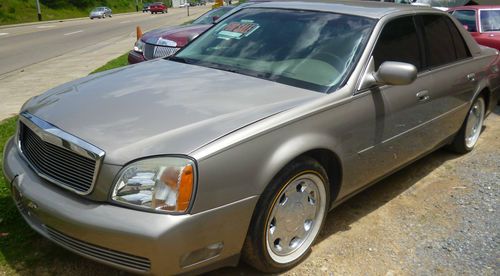 01 cadillac deville dhs black beauty one owner extra clean fully loaded