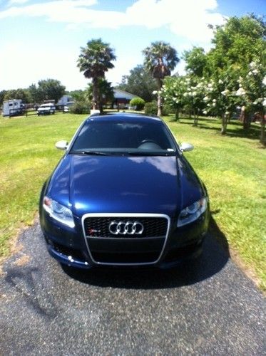 Super rare 2007 audi rs4 gargage kept one owner sport sedan v8 quattro 6 speed