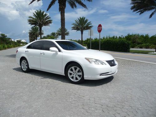 2007 lexus es350- rare pearl white-tan-sunroof