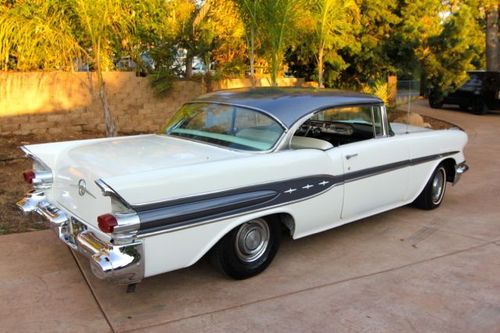 1957 pontiac star chief2 door hardtop  life long california car v8 $9,900