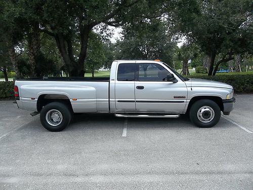 2001 dodge 3500 xcab 5th wheel dually laramie slt cummins 5.9 diesel