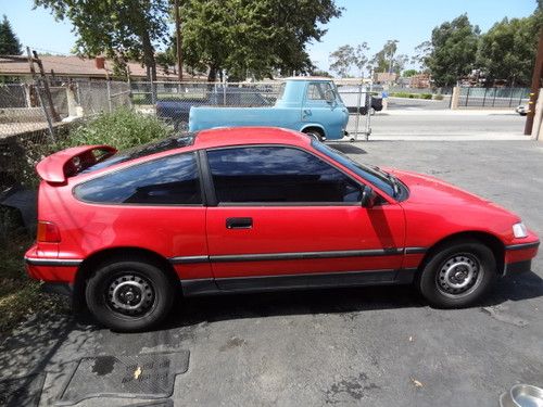 88 honda crx dx civic 2-door coupe hatchback gas mileage car hard to find ride!!