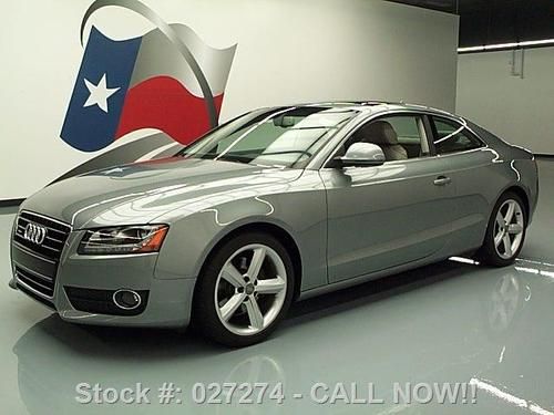 2009 audi a5 quattro awd htd leather sunroof nav 32k mi texas direct auto