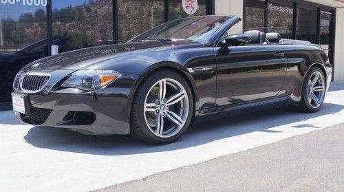 2007 bmw m6 convertible low miles fully loaded