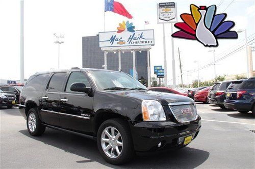 2013 gmc yukon xl  denali nav 2 rear entertainments roof