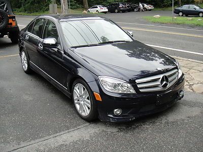 2009 mercedes c300 4matic - rebuildable salvage title  ***no reserve***