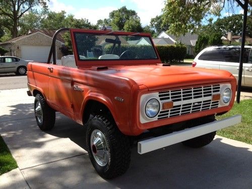 1969 ford bronco u15 - excellent mechanical condition - very clean uncut