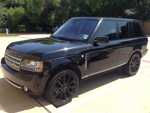 2011 range rover supercharged, escort passport, 22" range rover wheels