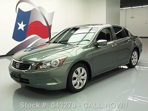 2009 honda accord ex-l sedan sunroof htd leather 67k mi texas direct auto