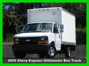 2005 chevrolet chevy express cutaway 12ft box truck 4.8l gas utilimaster box ac