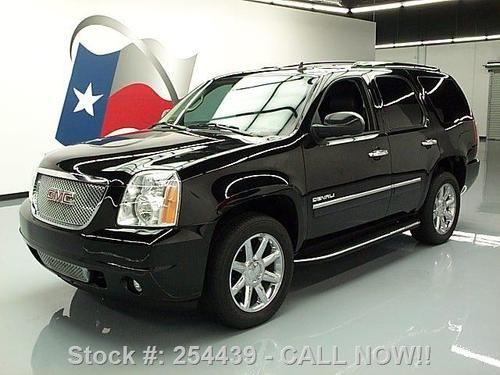 2010 gmc yukon denali 7 pass nav rear cam dvd 20's 54k texas direct auto