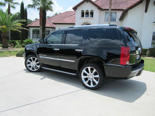 2007 black cadillac escalade rare sport edition package fully loaded/ nav dvd