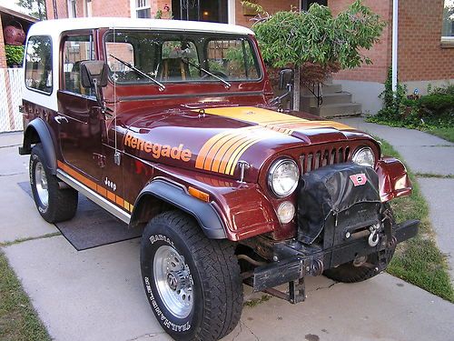 1979 jeep cj7 renegade survivor, garage kept cream puff