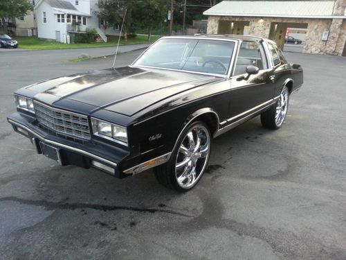 1983 chevrolet monte carlo with 5" lift and 24" wheels *** donk ***