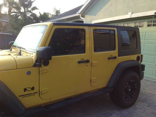 2008 jeep wrangler unlimited x sport utility 4-door 3.8l