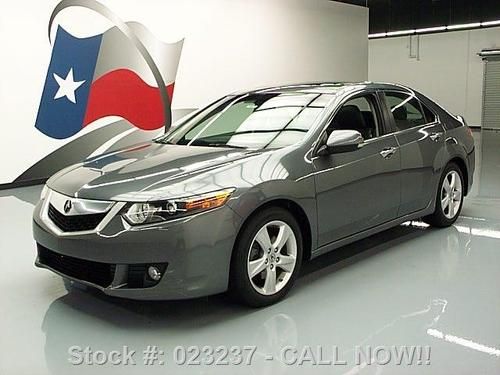 2010 acura tsx tech leather sunroof nav rear cam 34k mi texas direct auto