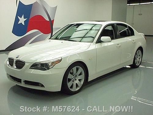 2007 bmw 530i sport sunroof navigation pwr sunshade 57k texas direct auto