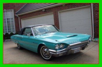 64 ford thunderbird new paint engine rebuilt great car runs great