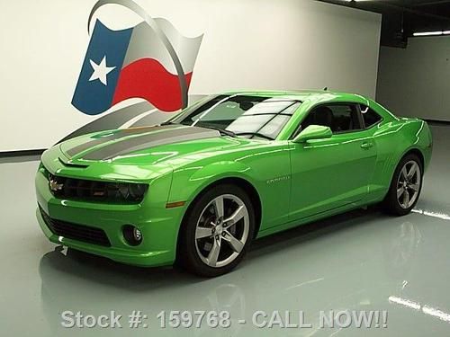 2011 chevy camaro 2ss rs sunroof hud htd leather 19k mi texas direct auto