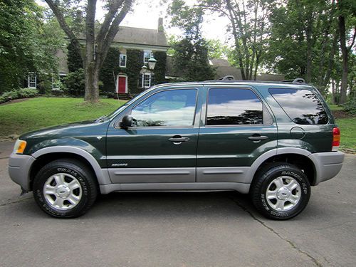 No reserve 2002 ford escape xlt sport utility 4-door 3.0l v6 4wd