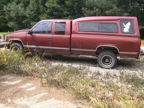 1998 chevy silverado 2500 6.5 l turbo diesel truck - wrecked