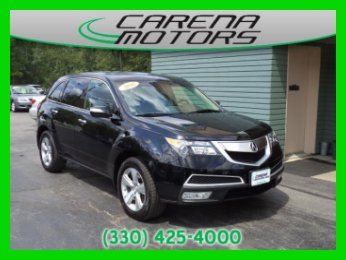 2010 acura used mdx tech black navi dvd free clean carfax 10 m d x awd 3rd row