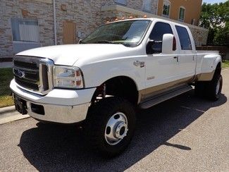 2006 f350 dually 4x4 crew cab king ranch powerstroke turbo diesel auto sunroof