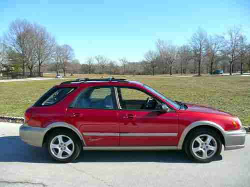 2002 SUBARU IMPREZA OUTBACK SPORT AWD NO RESERVE AUTOMATIC CLEAN PERFECT CARFAX, image 4