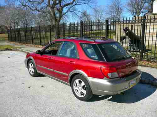 2002 SUBARU IMPREZA OUTBACK SPORT AWD NO RESERVE AUTOMATIC CLEAN PERFECT CARFAX, image 5