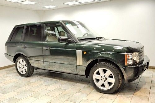 2003 land rover range rover hse green/tan 35k miles 1owner lqqk