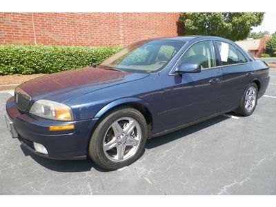 2002 lincoln ls southern owned leather seats sunroof keyless entry no reserve