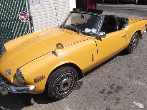 1970 triumph spitfire mk3 2dr convertible 4spd orig 16k mile survivor very nice