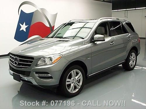 2012 mercedes-benz ml350 4matic awd p1 sunroof nav 18k texas direct auto